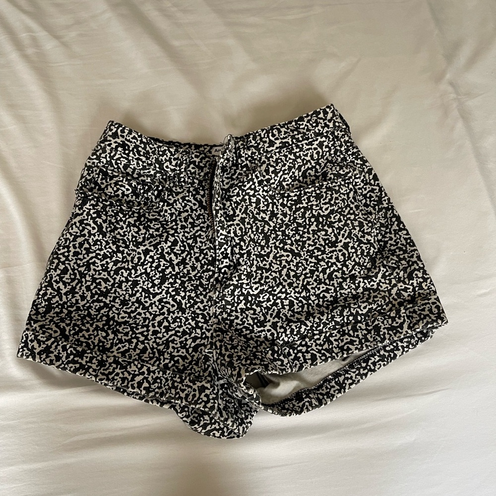 Black and white American Apparel shorts